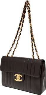 Chanel Black Lambskin Leather Oversize Single Flap Bag NR  