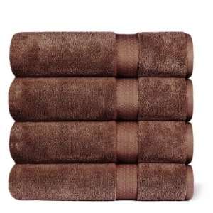   Absorbent Luxurious Bath Towel   30 x 58   Chocolate Office