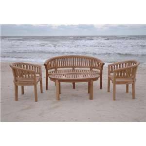  Brianna Deep Seating Set in 5 Pieces by Anderson Teak 