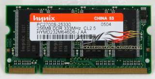 Hynix 256MB PC2700 DDR Ram HP nx6110 336577 001  