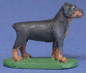 DEAL 40042b Rottweiler DOG miniature 25mm ANIMAL  
