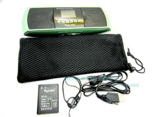 Brand Portable Mini TF Card +FM+Clock+Stereo Speaker Rechargeable 