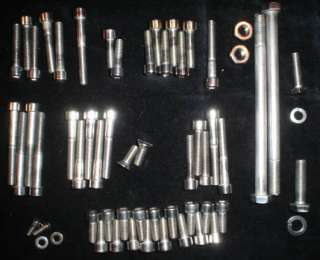 DUCATI 90 100 MOUNTAINEER CADET SINGLE STAINLESS BOLTS KIT  