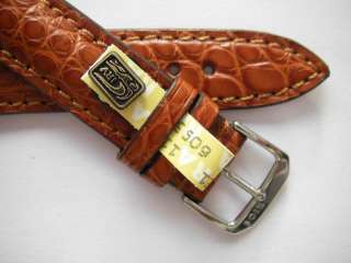 Rios1931 genuine alligator thick Cognac watch band  