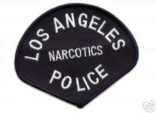 LOS ANGELES POLICE LAPD SUBDUED LAPD NARCOTICS PATCH  