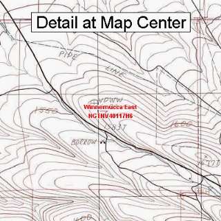  USGS Topographic Quadrangle Map   Winnemucca East, Nevada 