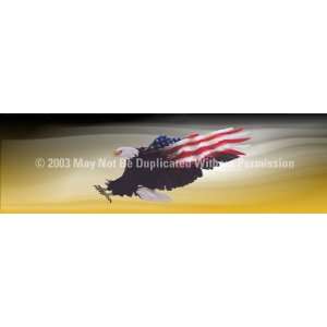    Window Graphic   20x65 Wings of Freedom Yellow