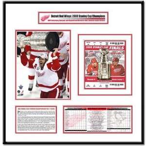 Detroit Red Wings 2008 Stanley Cup Finals Zetterberg With Cup Ticket 
