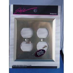   American Tack & Hardware Style Wallplate   4 Outlet