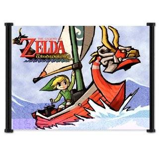 Legend of Zelda Wind Waker Game Fabric Wall Scroll Poster (21x16 