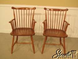 2894 Set (6) STICKLEY Cherry Windsor Dining Room Chairs  