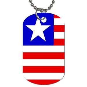  Liberia Flag Dog Tag 