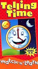 Watch n Learn   Telling Time VHS, 2000 082554173232  