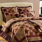 brown country rustic twin queen king size star quilt bed
