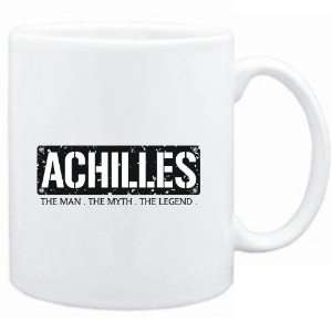  Mug White  Achilles  THE MAN   THE MYTH   THE LEGEND 