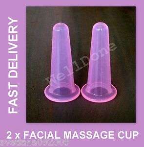  VACUUM CUPPING MASSAGE SILICONE CUPS D 2CM; SET OF 2 CUPS  