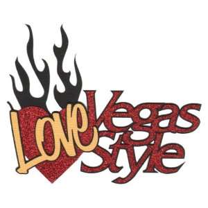  Love Vegas Style Laser Die Cut Arts, Crafts & Sewing