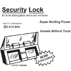  Security Lock for Sliding Glass Doors and Windows