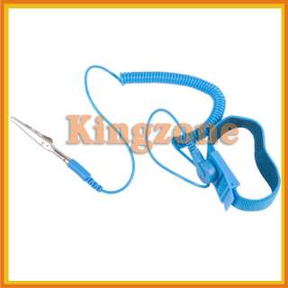 New Blue Anti Static ESD Safe Wrist Strap Ground Discharge Band 