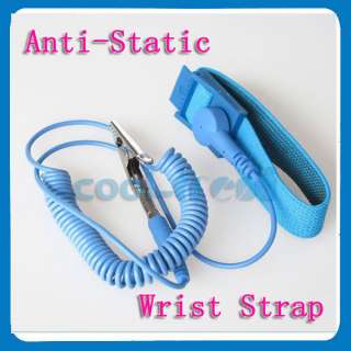 New AntiStatic Adjustable ESD Wrist Strap Discharge Band Wristband 