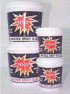 Fasco 110 Epoxy Glue, 2 part kit, 16oz (1 pint)  