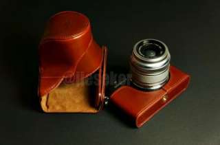   leather case bag cover for OLYMPUS EPM1 E PM1 DSLR Camera 2pts  