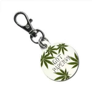  Creative Clam 420 Pot Leaf Got Papers Hemp Joint 1.25 Inch 