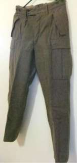 VTG Nice VAL MEHLER Heavy Weight Wool Hunting Cargo Pant 8 Pocket 31 