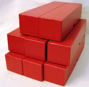 RED STORAGE BOXES FOR 2x2 COIN HOLDERS, FLIPS  