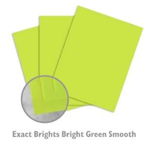  Exact Brights Bright Green Paper   250/Package Office 