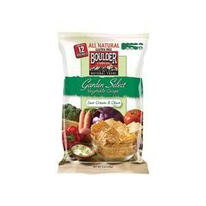 Boulder Canyon Garden Select Sour Cream and Chive Vegetable Chips, 5 