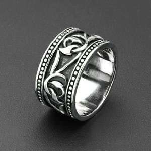 316L Stainless Steel Tribal Twisted Vine Armor Wide Ring   Sizes 9 14 