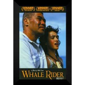  Whale Rider 27x40 FRAMED Movie Poster   Style C   2003 