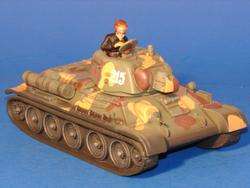 Britain WWII World War II Soviet T 34 Tank #215 & Toy Soldier Set $ 
