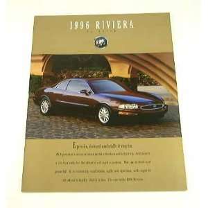  1996 96 BUICK RIVIERA BROCHURE 