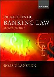   Banking Law, (0199253315), Ross Cranston, Textbooks   