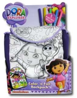   Dora the Explorer Color N Fun Backpack by Crazy Art