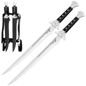   Icingdeath  Twinkle Sword SET with Custom Twin Sheath & Back Strap