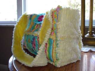   my personal pattern/instructions to make a Rag Quilt Purse/Bag/Tote