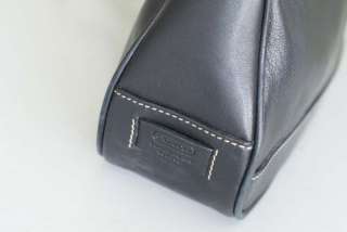 Coach Hampton Black Leather Handbag Purse 7587   SOFT leather  