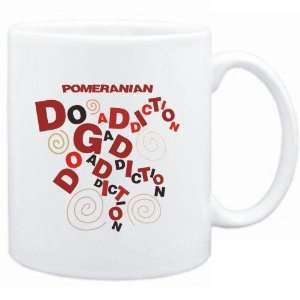 Mug White  Pomeranian DOG ADDICTION  Dogs  Sports 