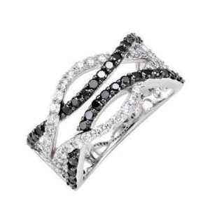   Diamond Ring Black Diamond Anniversary Band Wedding Ring Jewelry