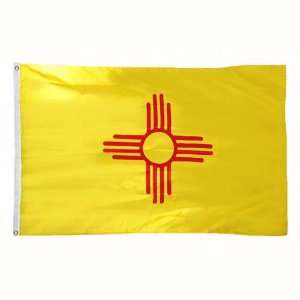  New Mexico Flag 3X5 Foot Nylon Patio, Lawn & Garden