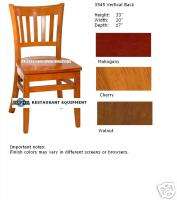 ALL WOOD VERTICAL BACK CHAIR #3545 NEW  