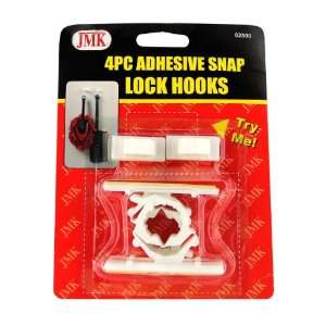 JMK 4 Piece Adhesive Snap Lock Hooks