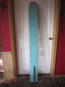 VINTAGE KIMBALL DIHEDRAL WOOD WATERSKI OUTBOARD WATER SKI 66 Don 