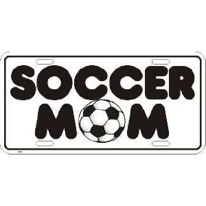  Soccer Mom Metal License Plate Auto Tag Number Sports 