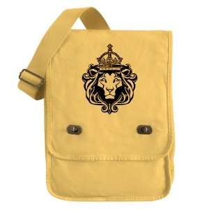  Messenger Field Bag Yellow Regal Crowned Lion Everything 