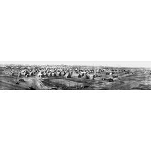  6TH CAVALRY CAMP TEXAS CITY TEXAS PANORAMA 1914 