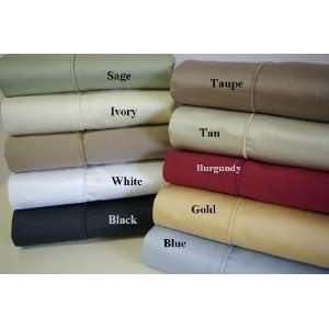  Queen size Plain   Solid Bed Sheet Set   550 Thread 100% 